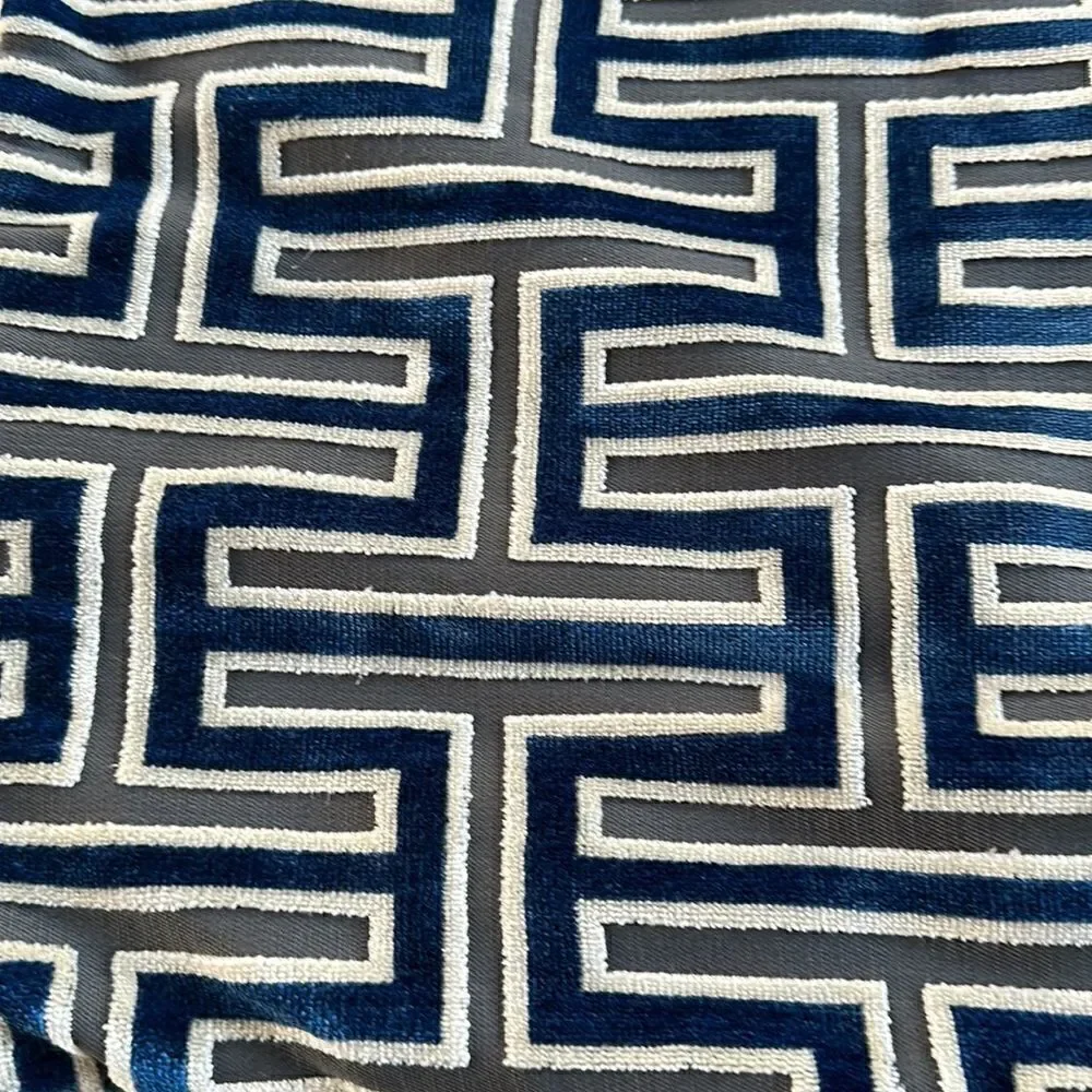 Custom Retro Pattern Pillow Covers (2) 19”x19”